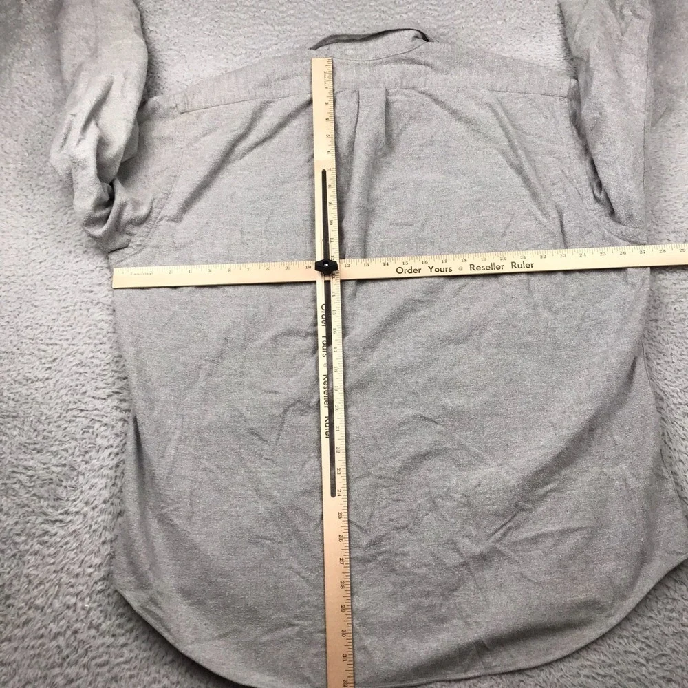 Polo Ralph Lauren Whitfield Shirt Mens XL Gray Lightweight Flannel LS Pockets